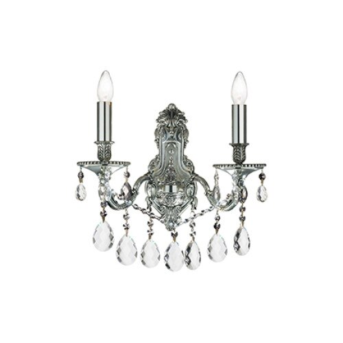 Aplica GIOCONDA 044910, Ideal Lux, argintiu, 2 x 40W E14